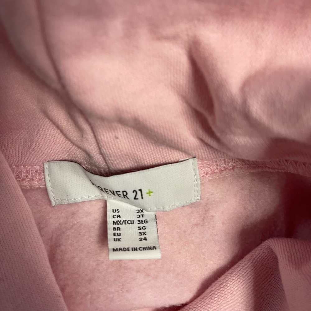 Pink and White Graphic Hoodies - Picture 5 of 6